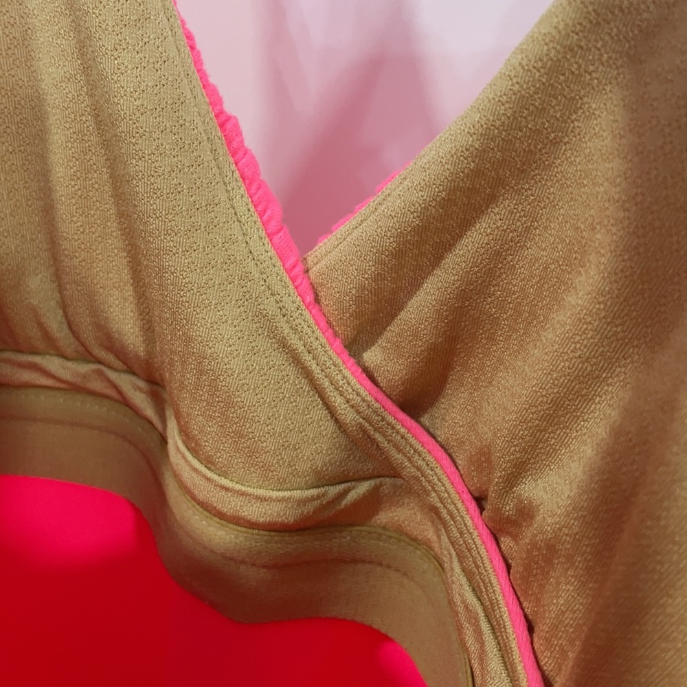 Lululemon Ruched Racerback Tank Neon Coral/Pink - Picture 8 of 8